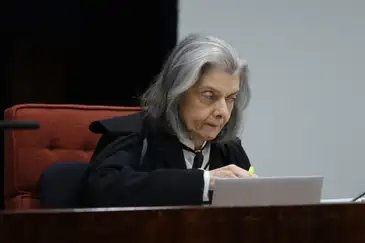 Brasília (DF) 03/09/2025 A ministra Carmem Lúcia no segundo dia de sessão do STF do julgamento dos primeiros oito réus da trama golpistaFoto: Fabio Rodrigues-Pozzebom/ Agência Brasil