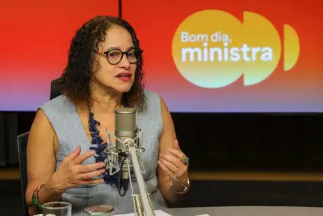 Brasília (DF) 16/10/2025 - A Ministra da Ciência, Tecnologia e Inovações, Luciana Santos, no programa Bom Dia, Ministra. Foto: Fabio Rodrigues-Pozzebom/ Agência Brasil