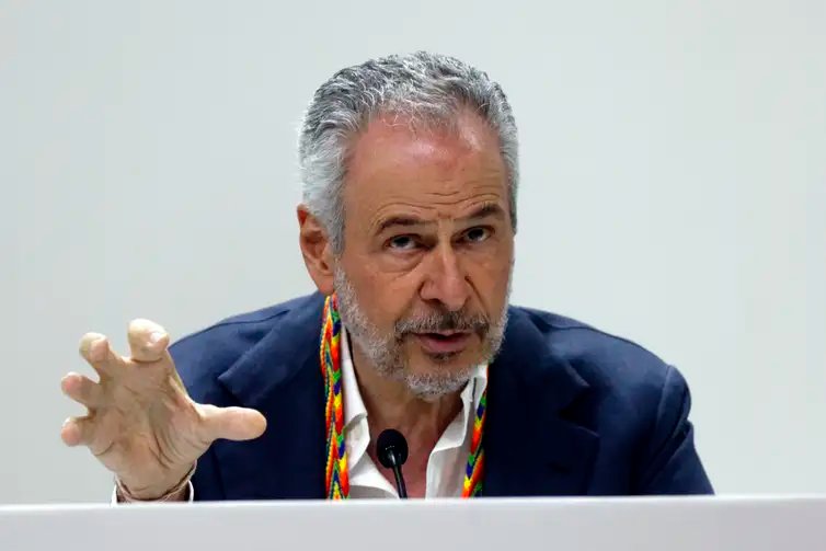 Belém (PA), 18/11/2025 - O Presidente da COP30, embaixador André Corrêa do Lago, durante coletiva de imprensa na COP30. Foto: Bruno Peres/Agência Brasil
