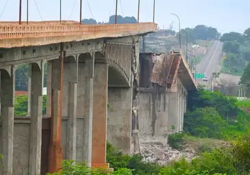 Estreito-MA 23/12/20224 Governador do Maranhão em Estreito para averiguar a situação da ponte Juscelino Kubitschek de Oliveira, que desabou neste domingo. Foto Reprodução do Instagram/ / governador/ Carlos Brandão