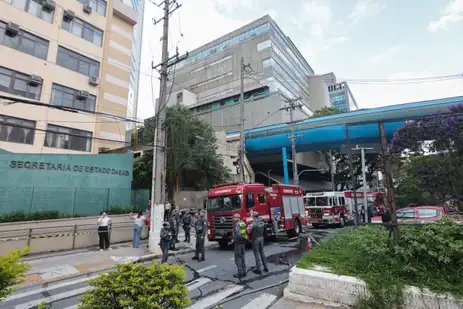 Sao Paulo (SP), 30/01/2026 - Bombeiros atendem ocorrência de incêndio no Instituto do Coração.
Foto: Paulo Pinto/Agencia Brasil