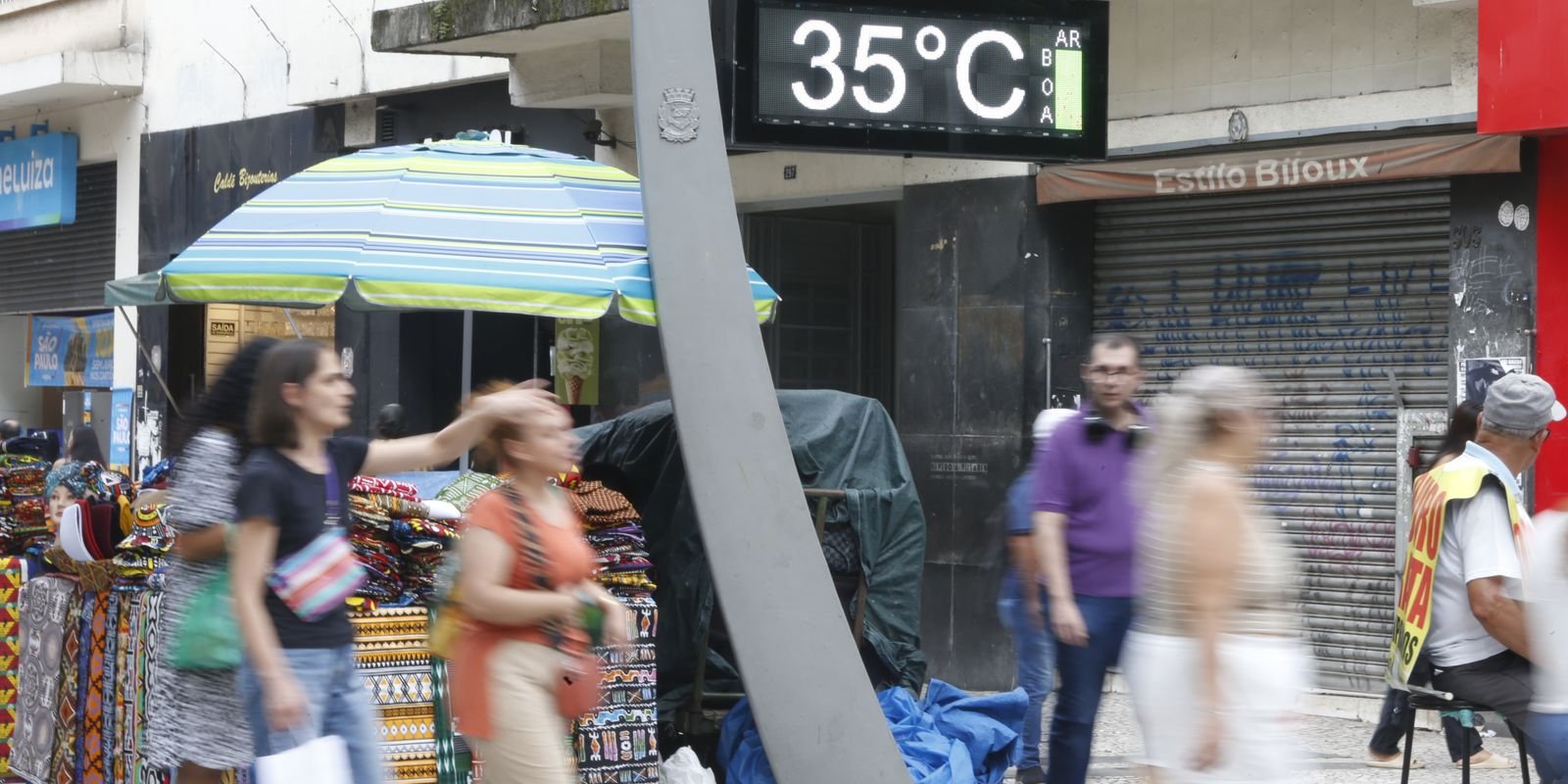 Com onda de calor, temperaturas em SP podem chegar perto dos 40 graus