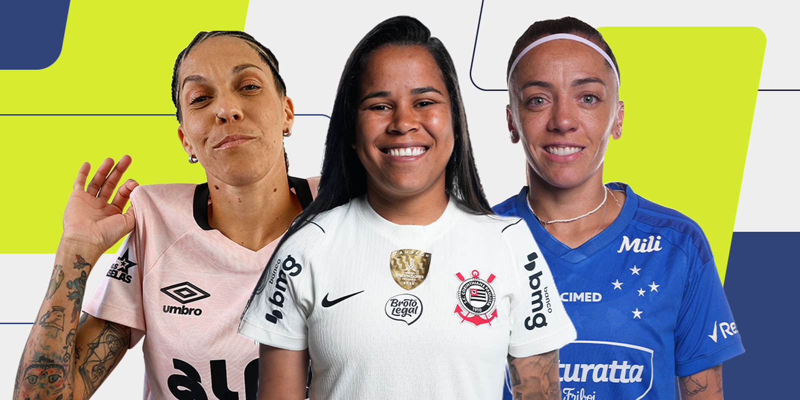 Prêmio TV Brasil Petrobras Para Elas tem três golaços como finalistas